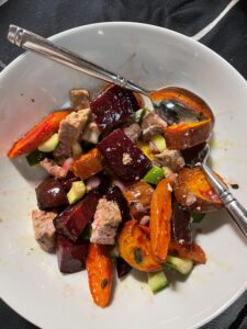 roasted veggies for dinner