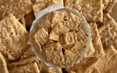 Homemade Sourdough Crackers
